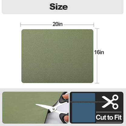 Ecotrim - Dish Drying Mat for Kitchen Counter | Coffee Bar Mat for Countertops | Heat Resistant Drainer Mat with Non-slip Rubber Backed | Hide Stain Kitchen Absorbent Draining Mat | Green 16"x20" - Image 6