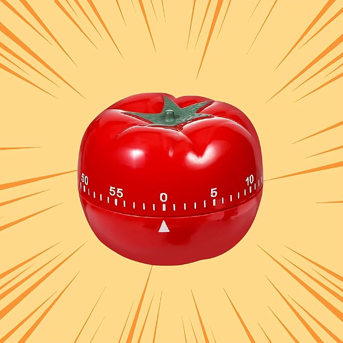 Cute Tomato Shape Kitchen Cooking Timer Kitchen 360 Degree Rotating Craft Mechanical Wind Up 60 Minutes Timer
