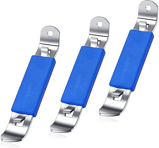 3 Pieces Magnetic Bottle Openers Can Opener Classic Beer Opener Stainless Steel Small Bottle Opener Can Tapper with Magnet for Camping and Traveling HANCELANT by HANCELANT