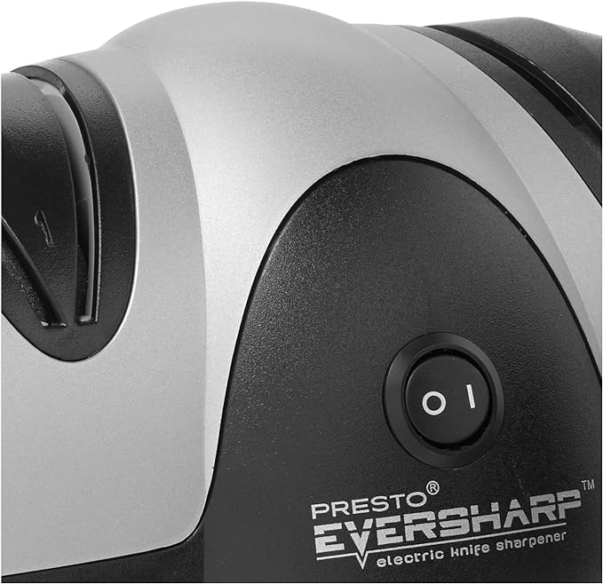 Presto 08800 EverSharp Electric Knife Sharpener,2-Stage System,Silver/Black (Pack of 4) - Image 5