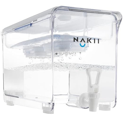 Nakii Water Filter Dispenser with 2 Filters - 18-Cup Water Dispenser with 300 Gallons Capacity Long-Lasting NSF-Certified Filters for Cleaner and Healthier Drinking Water - Faster Filtration, BPA-Free - Image 4