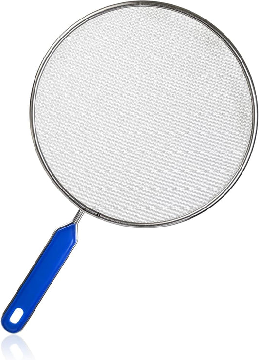 Splatter Screen for Frying Pan, 8 Inch Stainless Steel Small Grease Splatter Guard, Ultra Fine Mesh Prevents for Kitchen Frying Pan Cooking Supplies by Unknown