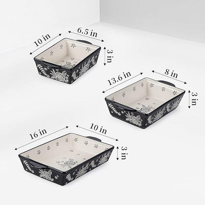 Wisenvoy Casserole Dishes For Oven Baking Dish Ceramic Casserole Dish Lasagna Pan Baking Dishes For Oven Baking Dish Set - Image 7