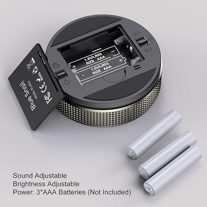 BlueSnail Kitchen Timer with LED Digital Display Smart Efficana for Home Classroom Gym Office, Volume and Brightness Adjustable Productivity Timer (Guncolor) - Image 3
