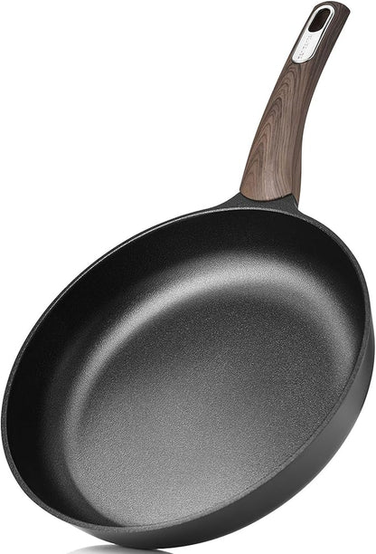 SENSARTE Nonstick Frying Pan Skillet 11Inch Non Stick Egg Pan Omelette Pans, Healthy Kitchen Cooking Chef's Pan, PFOA Free, Free of Intentionally Added PFOS/PFOA, Induction Compatible, Black by SENSARTE