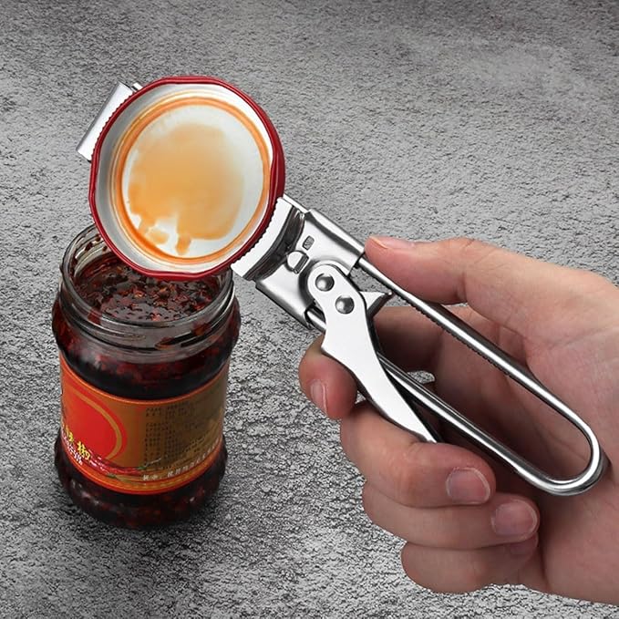 zengxiaoyun Master Jar & Bottle Opener, Adjustable Multifunctional Stainless Steel Can Opener Jar Lid Gripper, Manual,Kitchen Accessories（3Pcs） - Image 3