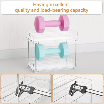 Yieach 2 Tier Sliding Spice Racks for Cabinets,1 Pack 10.4'' Deep Narrow Vertical Spice Rack Pull Out for Inside Cabinets,Kitchen,Pantry,Cupboard Seasoning,Jar Organizer and Medicine Cabinet Storage
