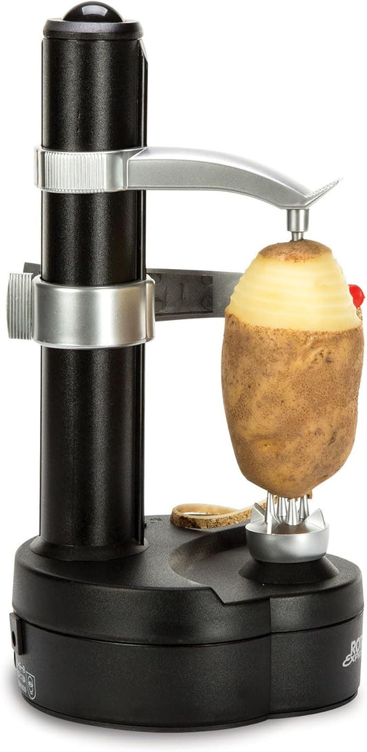 Starfrit Rotato Express Electric Peeler - 2 Spare Blades - Safe & Easy to Use - Effortlessly Peels Vegetables and Fruit by Starfrit
