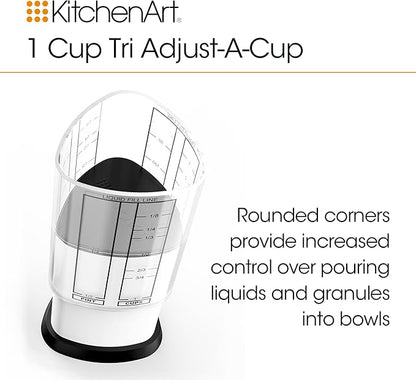 KitchenArt Pro Adjustable Measuring Set, Includes Adjustable Tablespoon, Teaspoon, and 1 Cup Measuring Cup - Image 7