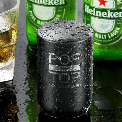 Automatic Beer Bottle Opener Magnetic Bottle Opener, Destapadores de Cerveza Beer Opener Magnetic Bottle Cap Opener, Portable for Kitchen Home Bar Restaurant Household Utensils Beer Accessories Gift