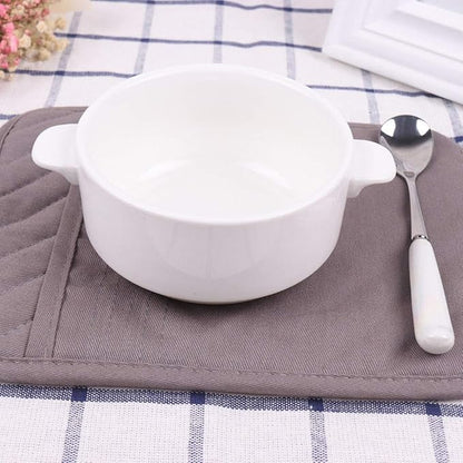 Anyi Pot Holders for Kitchen Heat Resistant, Cotton Hot Pads for Counter Table, Grey Kitchen Pot Holders with Pocket Pack of 3 - Image 5