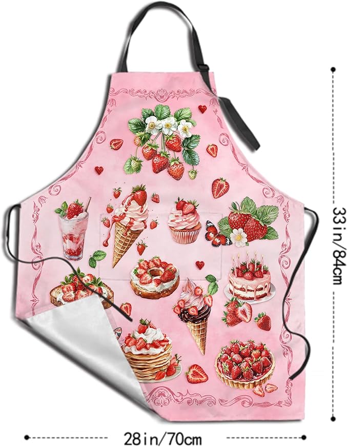 Funny Apron Polyester Grooming Aprons with Pocket for Cooking Kitchen Grilling Adults