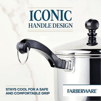Farberware Classic Stainless Steel 2-Quart Mirror Satin Covered Saucepan, Silver - Image 5