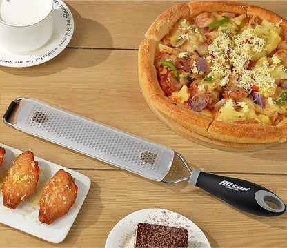 ALLTOP Lemon Zester, Hand-held Stainless Steel Food Grater,Pro Kitchen Tool for Cheese Parmesan Vegetable Ginger Garlic Nutmeg Citrus Lime Orange Chocolate Fruit - Fine Shredder - Image 5