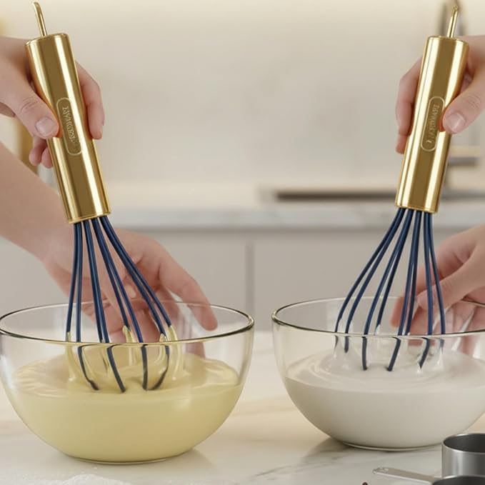 Farberware Professional Silicone Mini Whisks, Set of 2 (Blue) - Image 2