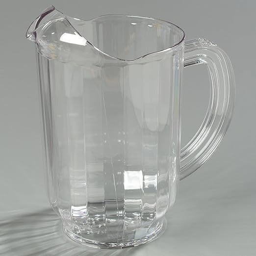 Carlisle FoodService Products Versapour Clear Pitcher Tall Pitcher for Kitchens, Restaurants, and Catering, Plastic, 60 Ounces, Clear - Image 13