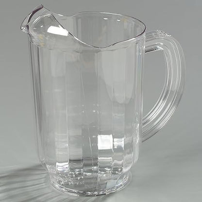 Carlisle FoodService Products Versapour Clear Pitcher Tall Pitcher for Kitchens, Restaurants, and Catering, Plastic, 60 Ounces, Clear - Image 13
