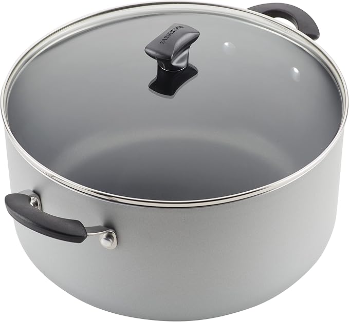 Farberware Cookware Nonstick Stockpot with Lid, 10.5 Quart, Silver - Image 5