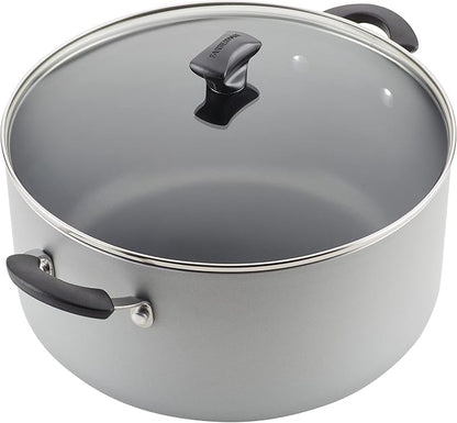 Farberware Cookware Nonstick Stockpot with Lid, 10.5 Quart, Silver - Image 5