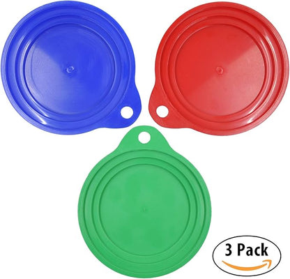 Keep Your Dog and Cat Food Fresh - Pet Food Can Cover Lids - Made in USA, Sold by Vets - Fits Small, Medium and Large Cans - BPA-Free