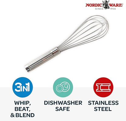 Nordic Ware Large Whisk, 11-Inch, Stainless Steel - Image 3