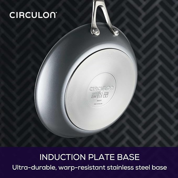 Circulon A1 Series with ScratchDefense Nonstick Induction Frying Pan, 10-Inch, Fry Pan, Graphite - Image 6