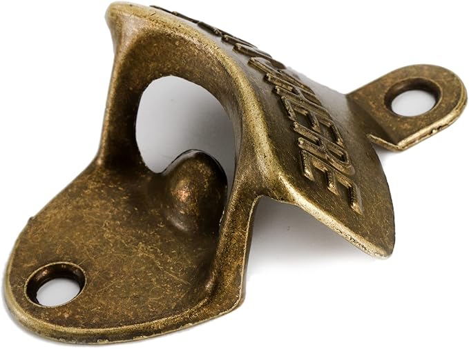 ZOOFOX 12-Piece Wall Mounted Vintage Metal Bottle Opener for Bar, KTV, Home and Outdoor - Image 4