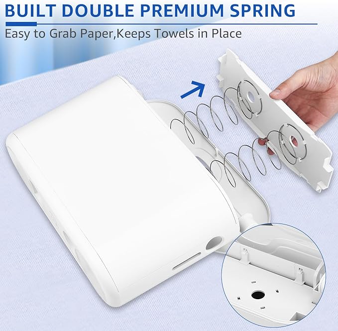 Countertop Paper Towel Holder, Commercial Paper Towel Dispenser, Multifold Trifold Z-Fold Paper Towel Holder, Napkin Holder Dispenser, Hand Towel Dispenser for Home Kitchen Restaurant