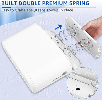 Countertop Paper Towel Holder, Commercial Paper Towel Dispenser, Multifold Trifold Z-Fold Paper Towel Holder, Napkin Holder Dispenser, Hand Towel Dispenser for Home Kitchen Restaurant
