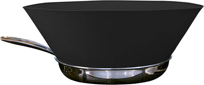 Frywall 10 (Medium) - Black - Splatter Guard, as Seen on Shark Tank by Frywall
