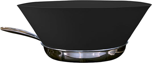 Frywall 10 (Medium) - Black - Splatter Guard, as Seen on Shark Tank by Frywall