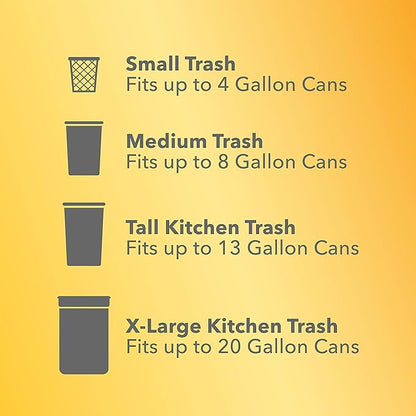 Glad Trash Bags, 13 Gallon, 34 Count (Pack of 2) | ForceFlex MaxStrength | Tall Kitchen Drawstring | Beachside Breeze Scent - Image 8