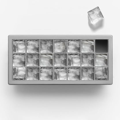Ice Cube Tray – Small Silicone Molds with Lids, BPA-Free and Flexible for Cocktails and Beverages – Set of 2