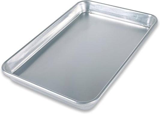 USA Pan Bare Aluminum Bakeware 1045QS-BB Quarter Sheet Baking Pan Warp-Resistant, Rust-Proof Bakeware by USAPan