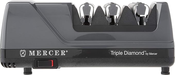 Mercer Culinary Triple Diamond 3 Stage Electric Knife Sharpener