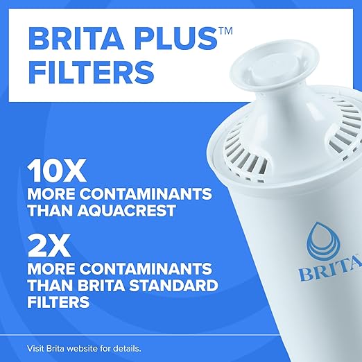 Brita UltraMax Large Water Dispenser with 1 BritaPlus Filter, 27 Cup Capacity, Black (Package May Vary) - Image 2