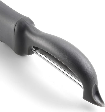 Spring Chef Premium Swivel Vegetable Peeler, Comfortable Handle and Ultra Sharp Stainless Steel Blades - Perfect Kitchen Peeler For Veggie, Fruit, Potato, Carrot, Apple - Gray - Image 8