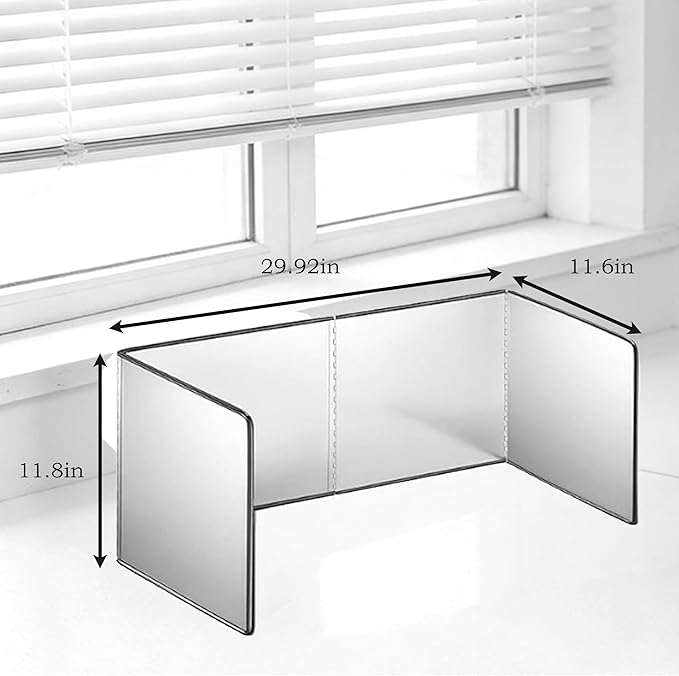 Splatter Screen - 4 Sided Stainless Steel Grease Splatter Guard for Frying Pan, Fine Mesh Oil Splash Protector, Stove Top Splatter Shield, Easy Clean & Durable Kitchen Essential - Image 3
