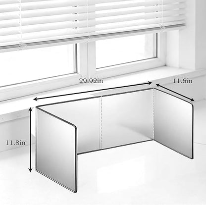 Splatter Screen - 4 Sided Stainless Steel Grease Splatter Guard for Frying Pan, Fine Mesh Oil Splash Protector, Stove Top Splatter Shield, Easy Clean & Durable Kitchen Essential - Image 3