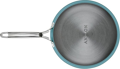 Anolon Achieve Hard Anodized Nonstick Cookware Pots and Pans Set, 9 Piece - Teal