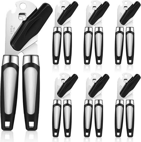 Gisafai 6 Pcs Manual Can Opener with Sharp Blade Smooth Edge Multifunctional Kitchen Gadget Handheld Openers Oversized Handheld Knob Can and Bottle Animals by Gisafai