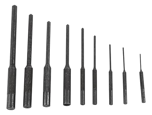 Wheeler Roll Pin Punch Set with 9 Steel Punches, Labeled Rollup Storage Bag for Firearm Maintenance and Gunsmithing - Image 3
