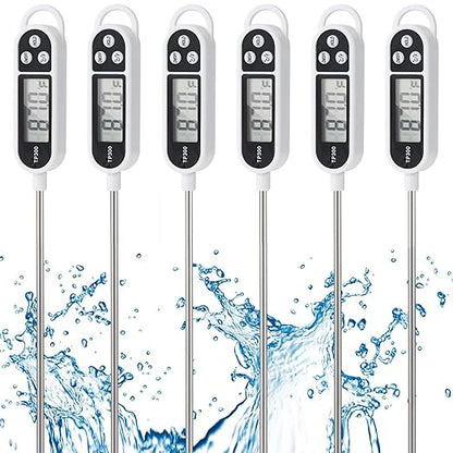 6pcs Candy Thermometer Digital Instant Read for Meat Kitchen Cooking Food Oil Deep Fry BBQ Grill Smoker (6, 23.2inch) by BAEMEFLE