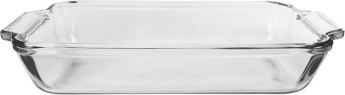 Anchor Hocking Glass Baking Dishes for Oven, 2 Piece Set (2 Qt & 3 Qt Glass Casserole Dishes) - Image 2