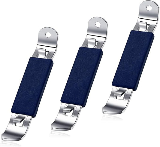 3 Pieces Magnetic Bottle Openers Can Opener Classic Beer Opener Stainless Steel Small Bottle Opener Can Tapper with Magnet for Camping and Traveling HANCELANT by HANCELANT