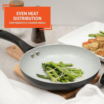 IMUSA 8" Premier Ceramic Nonstick Fry Pan with Cool Touch Handle, Matte Black - Image 5