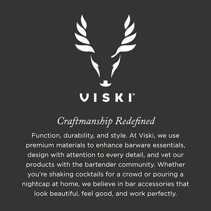 Viski Citrus Peeler Tool, Fruit Peeler for Cocktails, Bar Peeler Stainless Steel, Lemon Peeler, Professional Grade Cocktail Peeler, Bartender Tools