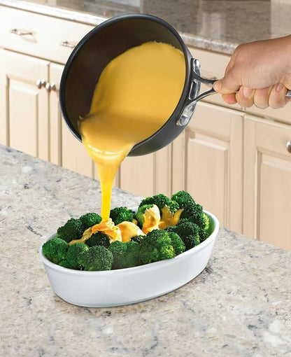 Cuisinart Chef's Classic PURELYCERAMIC™ and PFAS-Free Nonstick Hard-Anodized 1-Quart Open Pour Saucier. 635C-160P - Image 2