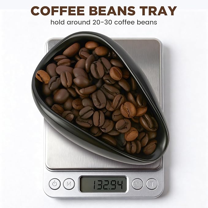Ceramic Coffee Bean Dosing Cup + Sprayer Gift Set, Spoon Rest, Mini Coffee Spoon Holder for Tea Spoons Stirrers, Coffee Station Decor, Espresso Coffee Bar Accessories & Essentials(Not Include Spoon) - Image 4