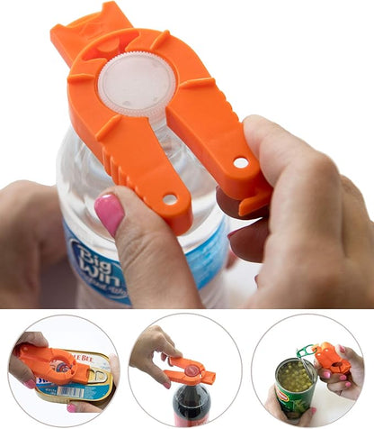 Multifunctional Bottle and Can Opener, Plastic Water Bottle, Twist-Off, Pull Tab Soup, for Weak Hands, Seniors, Elderly, Rheumatoid Arthritis, Bottle Gripper, Ergonomic (Two Pack) - Image 5